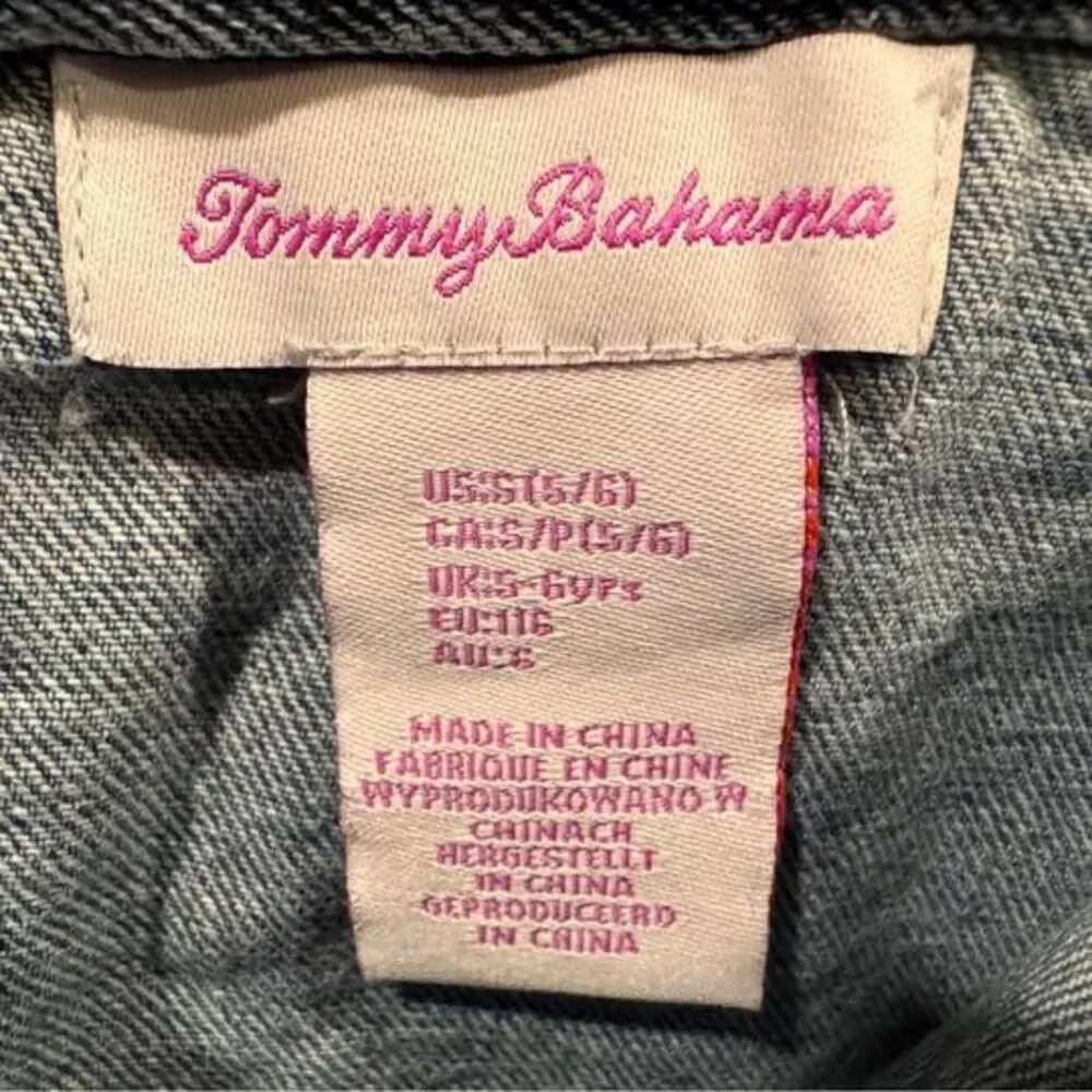 Tommy Bahama Denim Skirt Girls Small